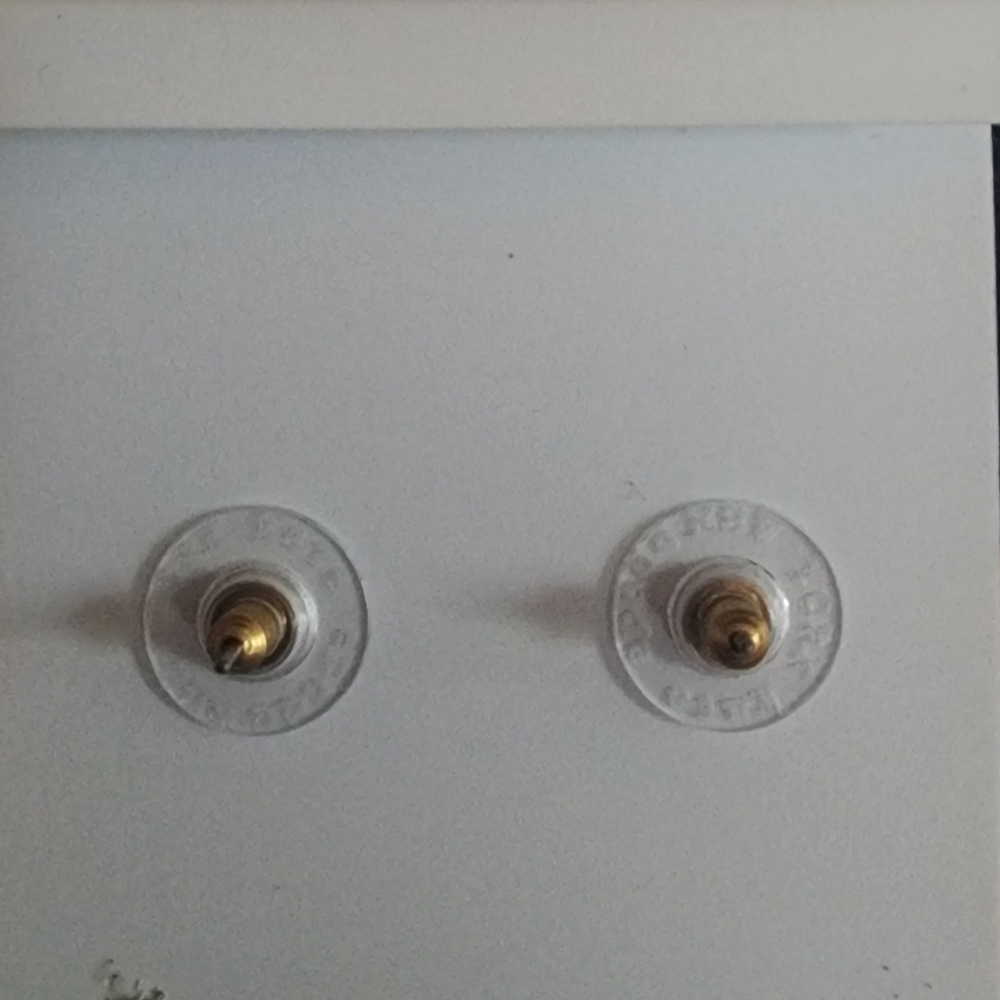 KATE SPADE Oh What Fun Spade Teddy Bear Studs - Picture 5 of 6